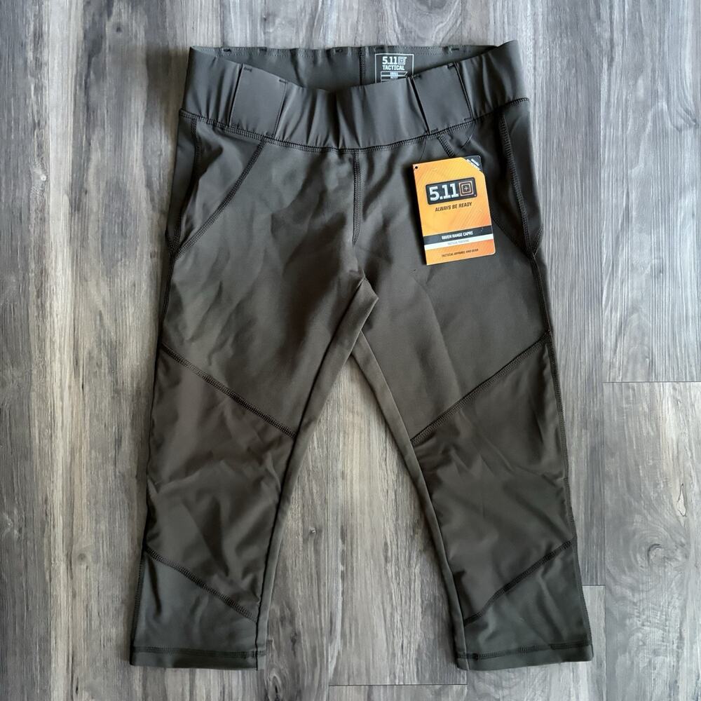 511 Tactical Raven Range Capri Women's Size S NEW Legging Active Pant Stretch